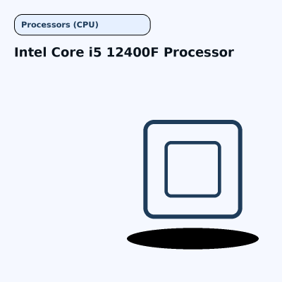 Intel Core i5 12400F Processor